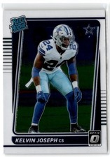 2021 Donruss Optic Rated Rookie Kelvin Joseph RC #250 Dallas Cowboys
