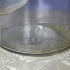 Richlube Motor Oil Glass Bottle Metal Spout One Quart Advertising Can — photo 9