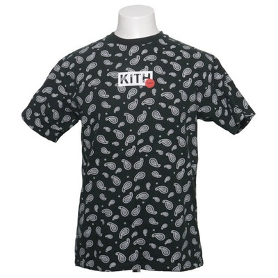 KITH, T-shirt, Größe: L, Schwarz/Weiß/Mehrfarbig, Baumwolle, Gepunktet #xoh