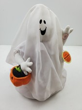 Hallmark Dancing Ghost Motion  Sound Plush I Want Candy Tested Halloween