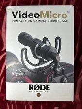Rode VideoMicro Compact On-Camera Microphone with Rycote Lyre Shock Mount
