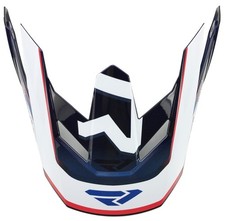 FXR ATR-3 Helmet Visor/Peak White/Red/Blue