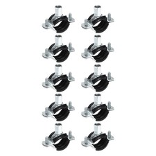 10pcs 1" Split Ring Pipe Hanger Wall Mount Pipe Bracket Clamp AKIHISA