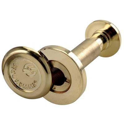 SPIONCINO GRANDANGOLO PORTE SECUREMME - FINITURA OTTONE LUCIDO F.MM 16 L.MM 4...