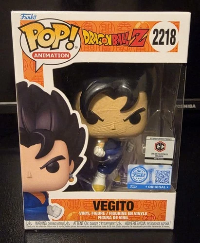 Funko Pop! Dragon Ball Z Super Saiyan Vegito #2218 Chalice PR Non-Chase