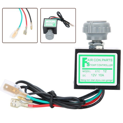 12V 10A Car Air Conditioner Electronic Thermostat Switch Temperature Control Aut - Foto 19 di 19