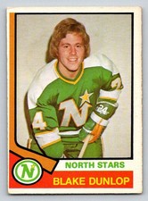 1974-75 O-Pee-Chee #308 Blake Dunlop RC (ref 182529)