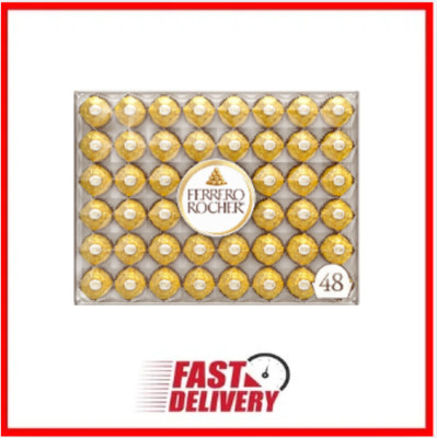 Ferrero Rocher, Milk Chocolate Hazelnut Candy, 21.2 oz, 48 Count