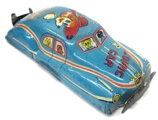 circa 1953 cute little COMIC CAR 3" Japanese tin lithographed
