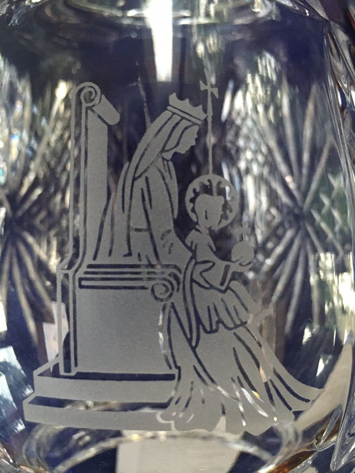 Galway IRISH CRYSTAL Hurricane Lamp. Original box. NEW eBay