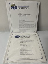 6 Creative Memories 12 x 12 Scrapbooking Pages And 25 Page Protectors