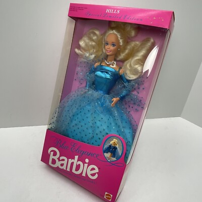 1992 BLUE ELEGANCE BARBIE Hills Special Limited Edition Doll #1879