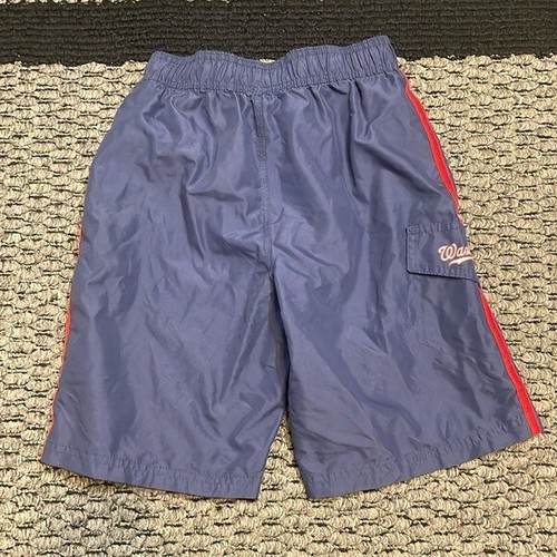 MLB Washington Nationals Swim Trunks Youth Sz 10/12 Beach Pool Resort Vacation - Picture 2 of 8
