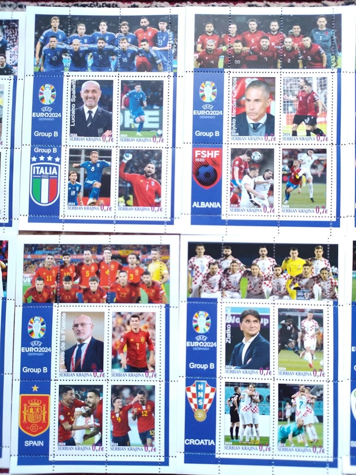 Set Lot UEFA Euro 2024 24 blocks soccer - Image 3 of 4