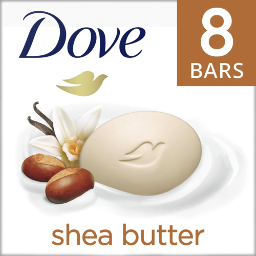 Beauty Bar Women'S Bath Soap Moisturizing Gentle All Skin Shea Butter & Vanilla, - Picture 8 of 11
