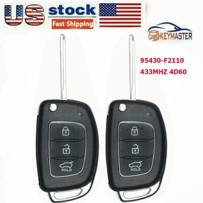 2XSmart Remote Key Fob for Hyundai Elantra 2016 2017 2018 OKA-420T HYN14RFH 3B