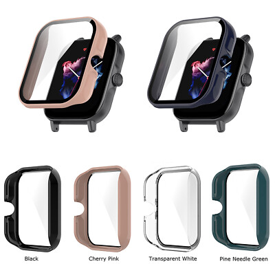For Amazfit GTS 3 Watch w/ Screen Protector Electroplating PC Protective Case