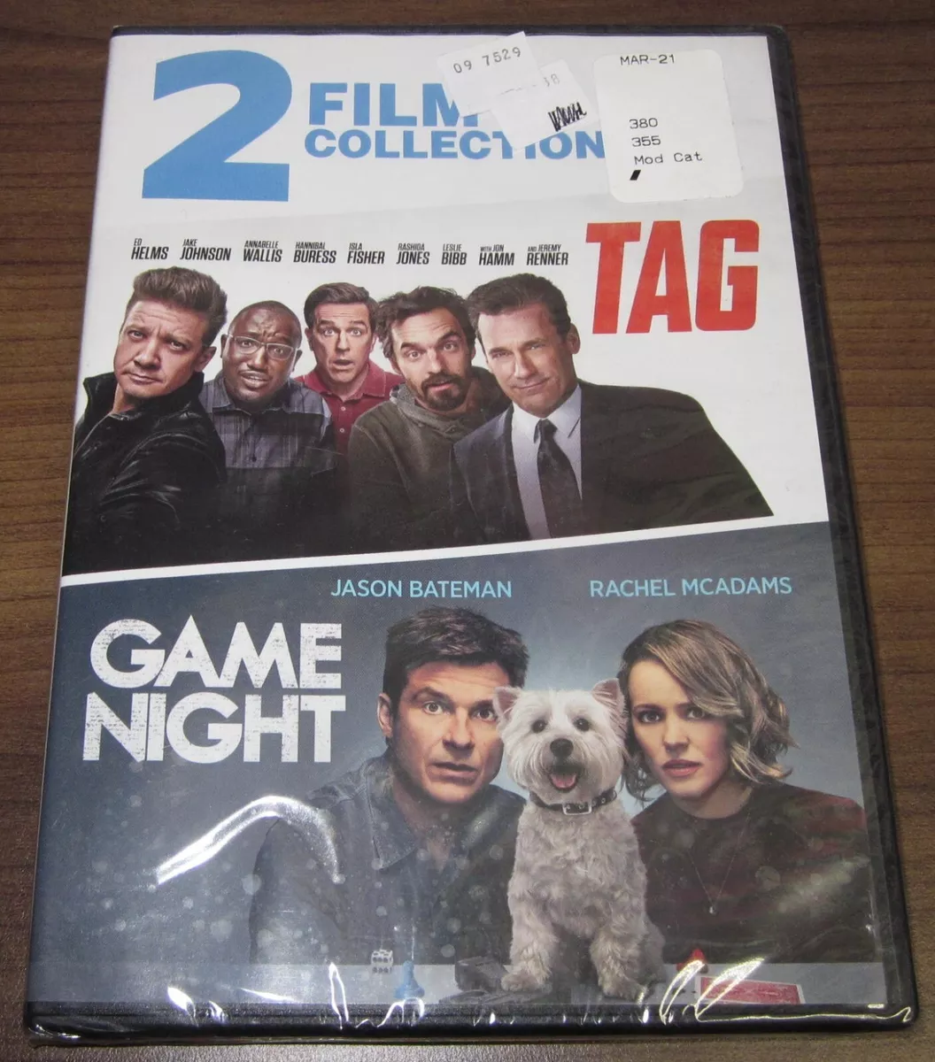 2 Film Collection Tag and Game Night (DVD Movie 2020) Double Feature! Brand  New! 883929718832