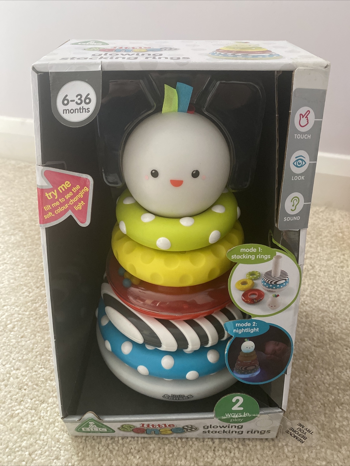 little senses glowing highchair toy