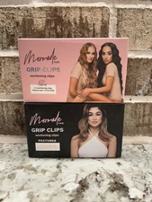 2 - 4 Packs  Mermade Grip Hair Clip Professional Sectioning Pink & Black