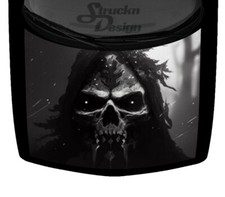 Ghoul Skull Painted Truck Hood Wrap Vinyl Car Graphic Decal 58