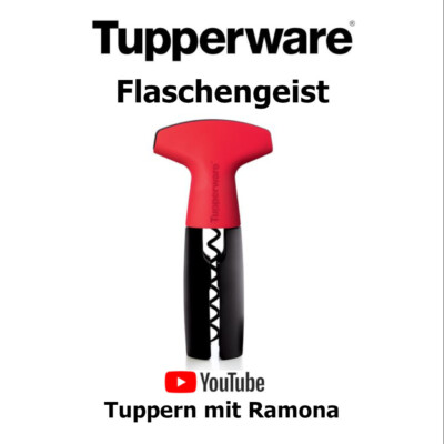 Tupperware D144 Flaschengeist Korkenzieher Wein-Öffner neu/OVP
