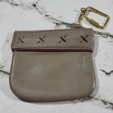 Vintage Gallery Originals Leather Coin Purse Keyring