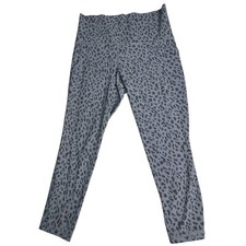 Athleta Salutation Stash Pocket II Printed 7/8 Tight Leggings Small Blue