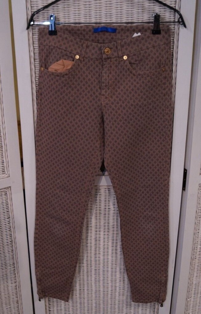 JOOP Women's Brown Cotton Trousers Pants Size 34