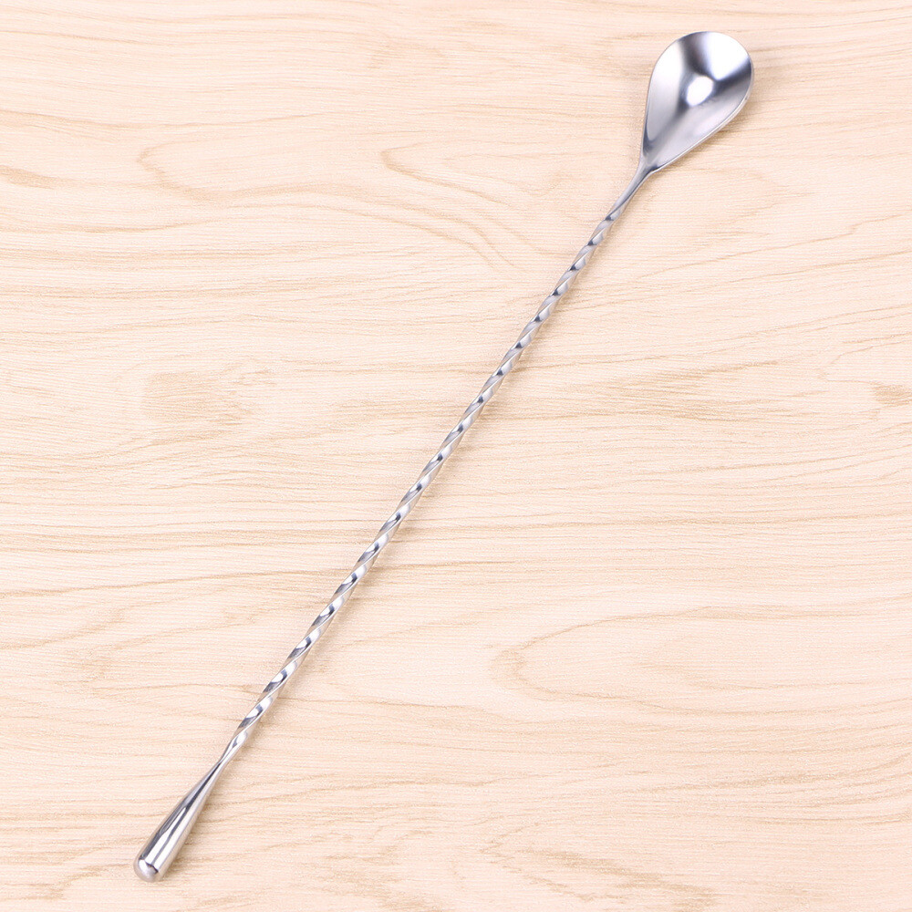 12-Inch Stainless Steel Cocktail Spoon - 2 Piece Bar Stirrer - View #13