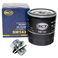 ÖLfilter SM143 + ÖLablassschraube FüR Lexus RX GS Toyota Camry Yaris Corolla