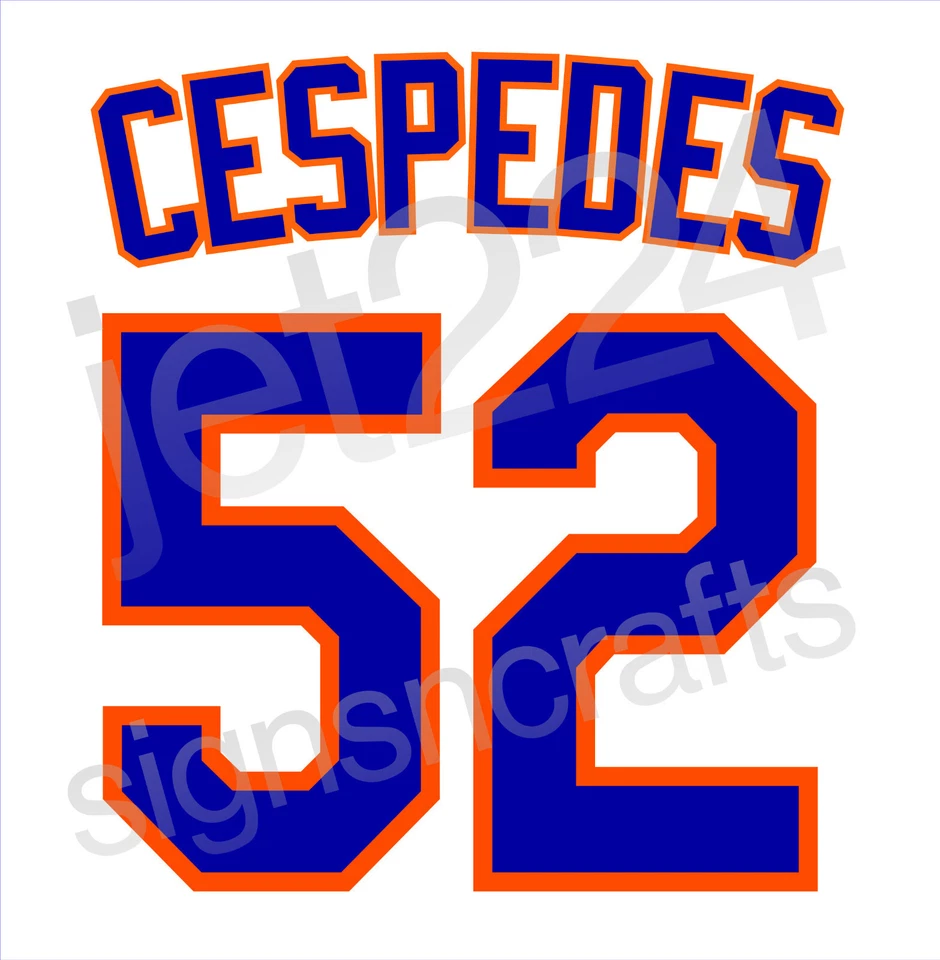 NY METS STICKER DECAL 2010s Baez Cespedes McCann Conforto Frazier Dickey deGrom+ - Image 4 of 4