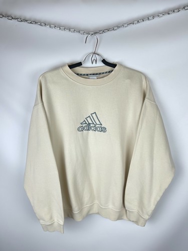 Adidas Vintage 90s big logo beige 