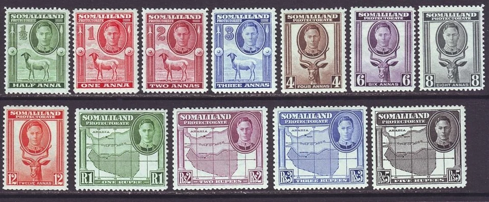 Somaliland 1942 SC 96-107 MH Set - Image 2 of 3