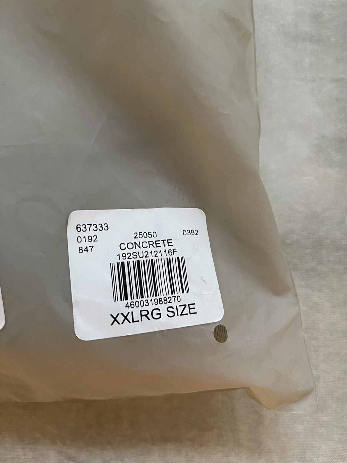 Felpa con cappuccio pullover logo Fear of God Essentials in calcestruzzo da uomo taglia XX Large 2XL