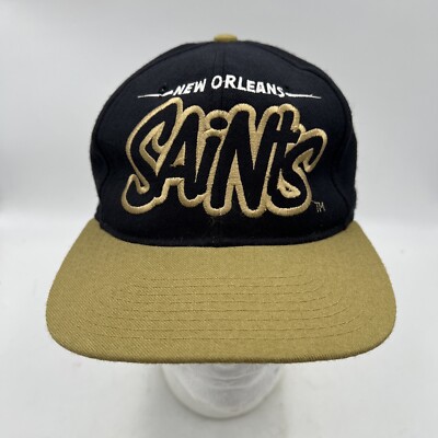 Vintage Starter New Orleans Saints 100% Wool 90s SnapBack Hat