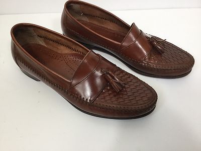 Men\'s Bass Vintage Leather Loafters Slip-ons Size 11 1/2 M Bass Loafers Men main image 2