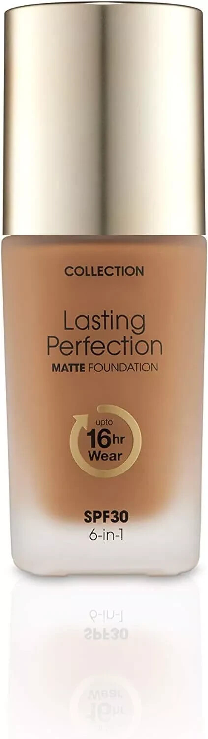 COLLECTION LASTING PERFECTION MATTE LIQUID FOUNDATION - COCOA (16) 27ml NEW