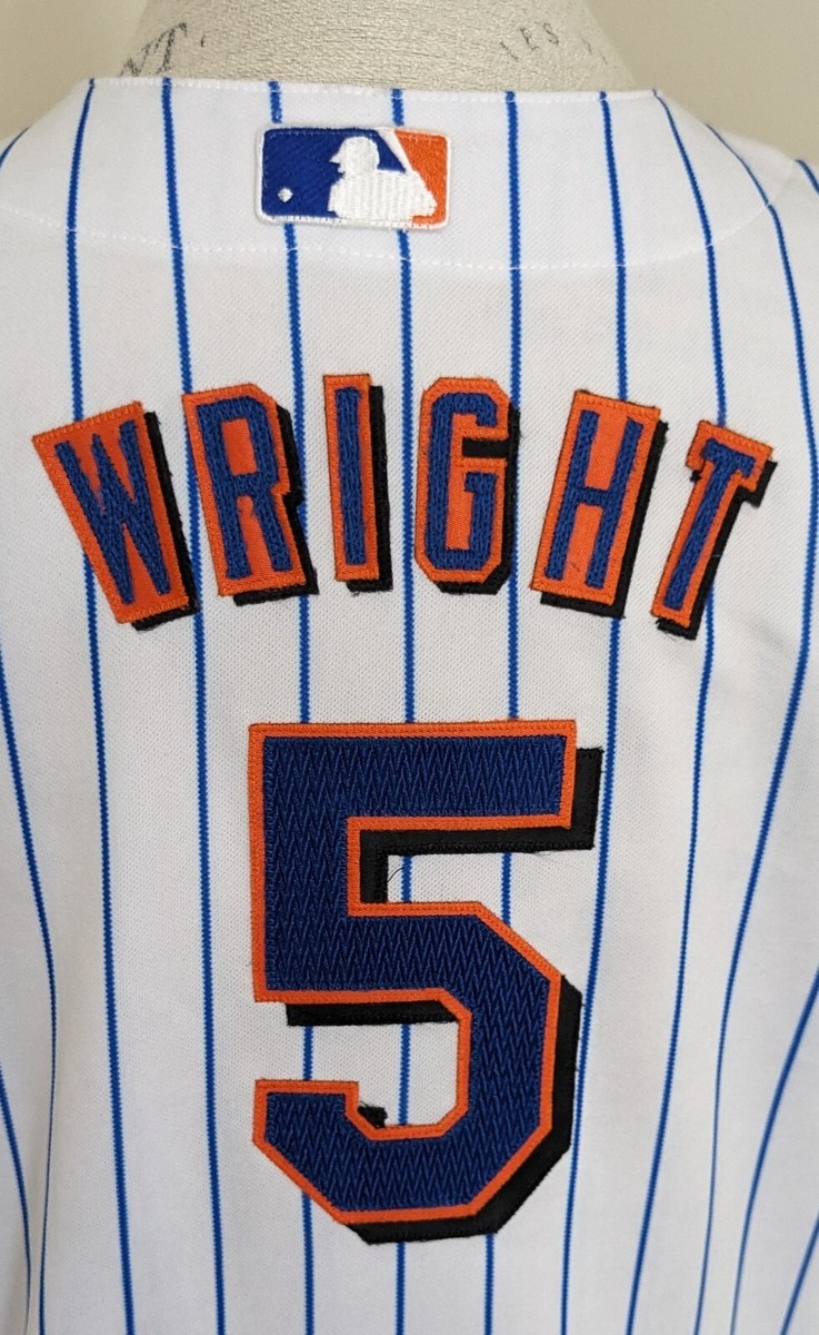極美品 Majestic MLB NY Mets 5 WRIGHT Jersey NEW YORK METS MAJESTIC BASEBALL JERSEY #5 DAVID WRIGHT USA