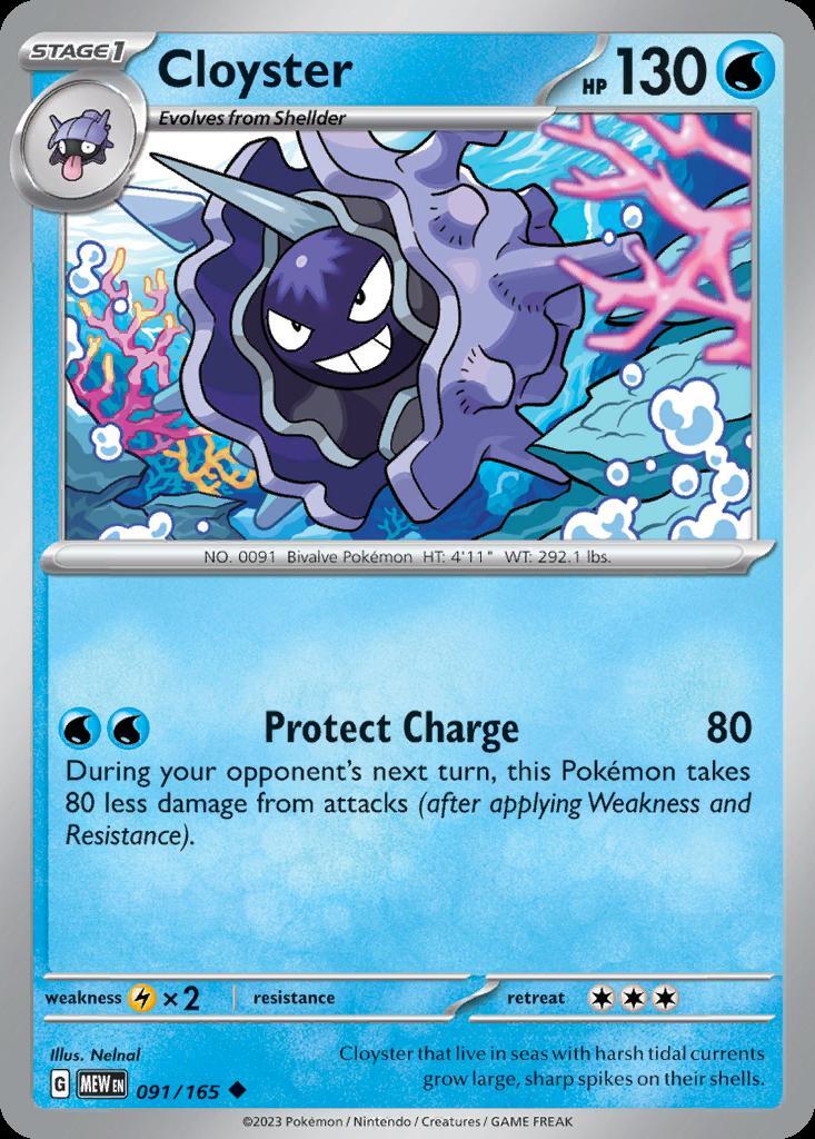 Pokemon Cloyster (91/210) 151 NM