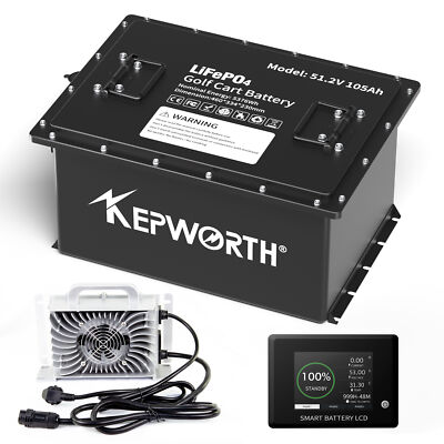 48V 105Ah Club Car Lithium Battery Golf cart LiFePO4 200A BMS 20000 ...