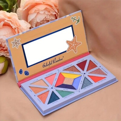 Eyeshadow -Colorful Rainbow Lets Get Carried Away 17 Color Eyeshadow Palette