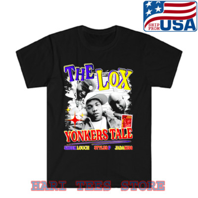 The Lox Yonkers Tale Men's Black Size S to 5XL