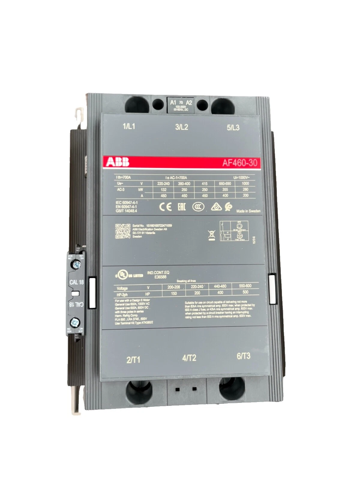 ABB IEC & NEMA Contactors