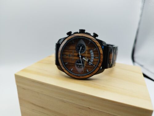  Holz Armbanduhr , Neu und Original verpackt, """Zeitkoenig""" - Bild 1 von 3