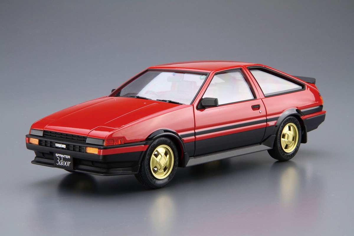 Aoshima 1/24 Toyota AE86 Sprinter Trueno GT-APEX 1984 Plastic