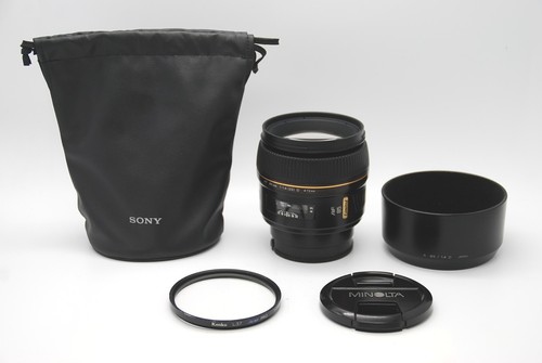 Rare N MINT Minolta AF 85mm f/1.4 G (D) Limited Lens for Sony A Mount Japan - Picture 2 of 12