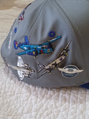Trucker Hat Bomber Command Hook/Loop Close Commemorative Air Force Pin - Picture 6 of 6