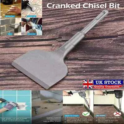 ADL SDS-Plus 75mm x 180mm Cranked Chisel Bit Tiles Floor & Walls Masonry Hammer Tool