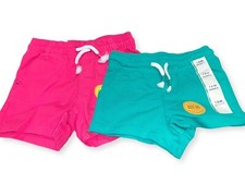Cat  Jack Girls Summer Shorts- 2 pack- Size 18M NWT